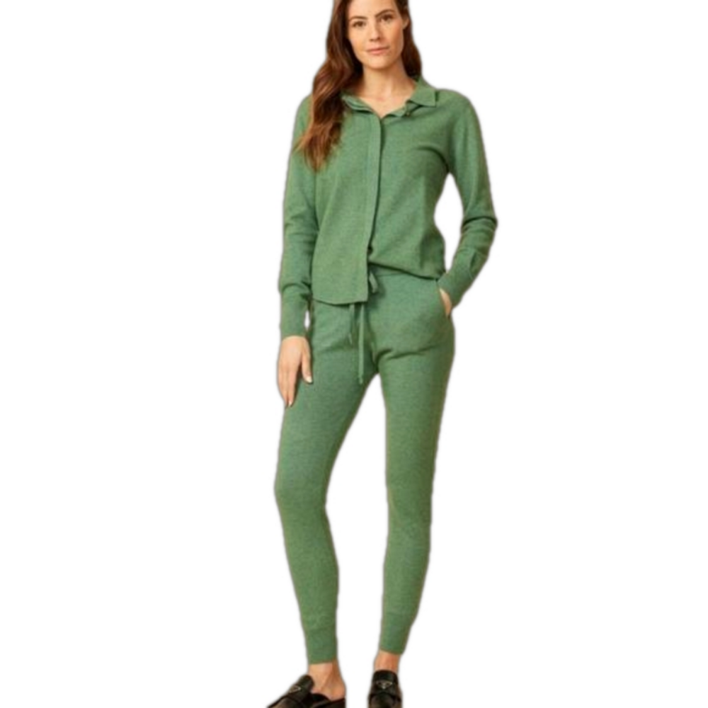 One Grey Day Pismo Knit Jogger Cashmere Blend NWT